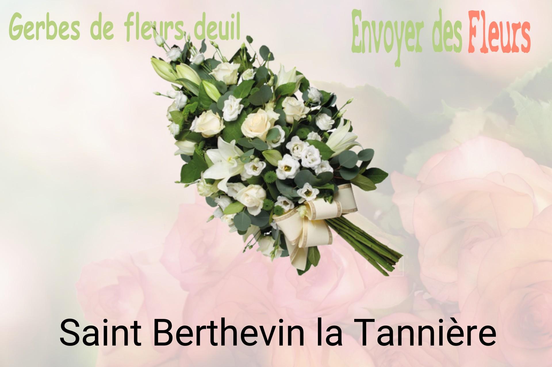 Gerbe de fleurs de deuil livrée à Saint-Berthevin-la-Tannière